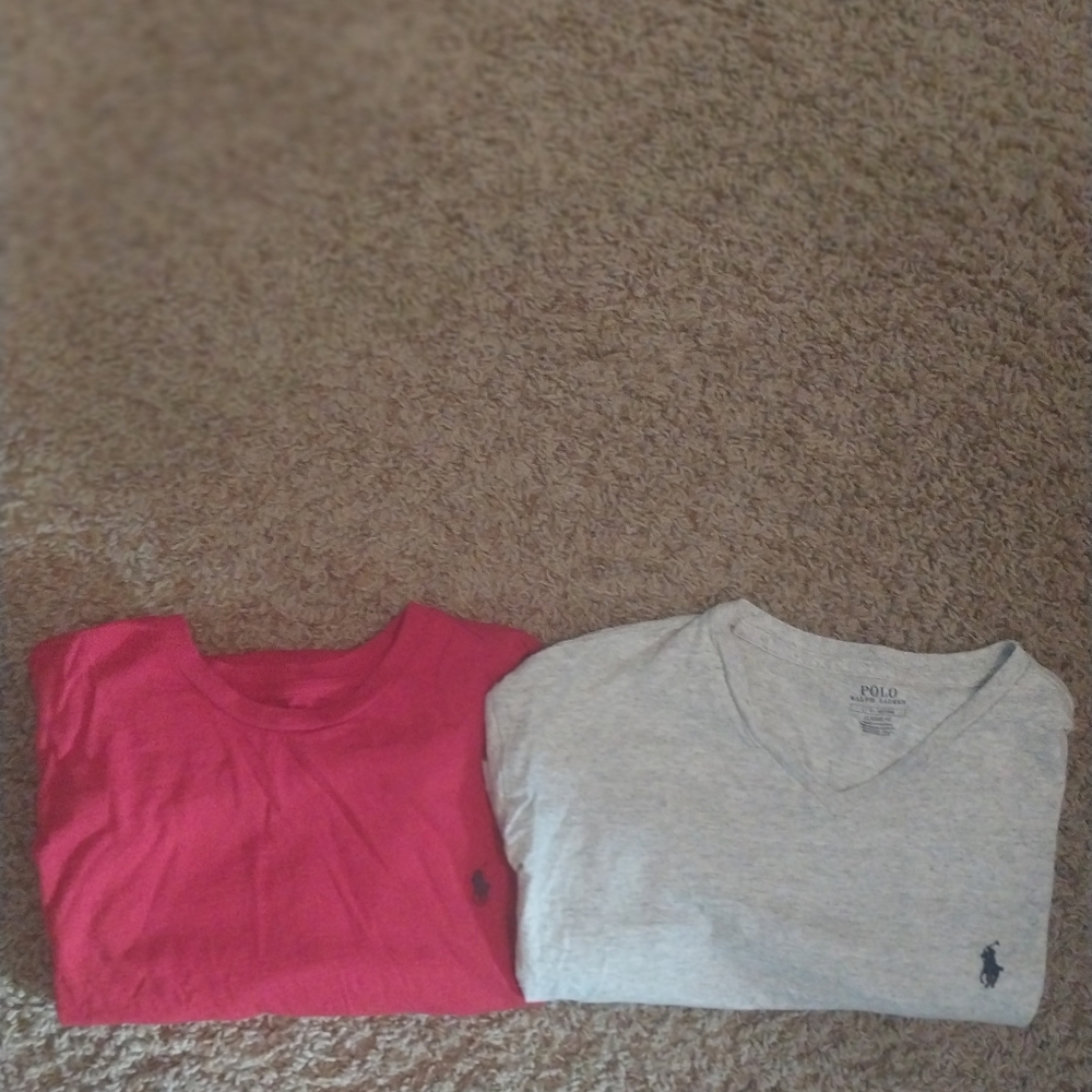 Men's Polo Ralph Lauren T's Lot, Size L